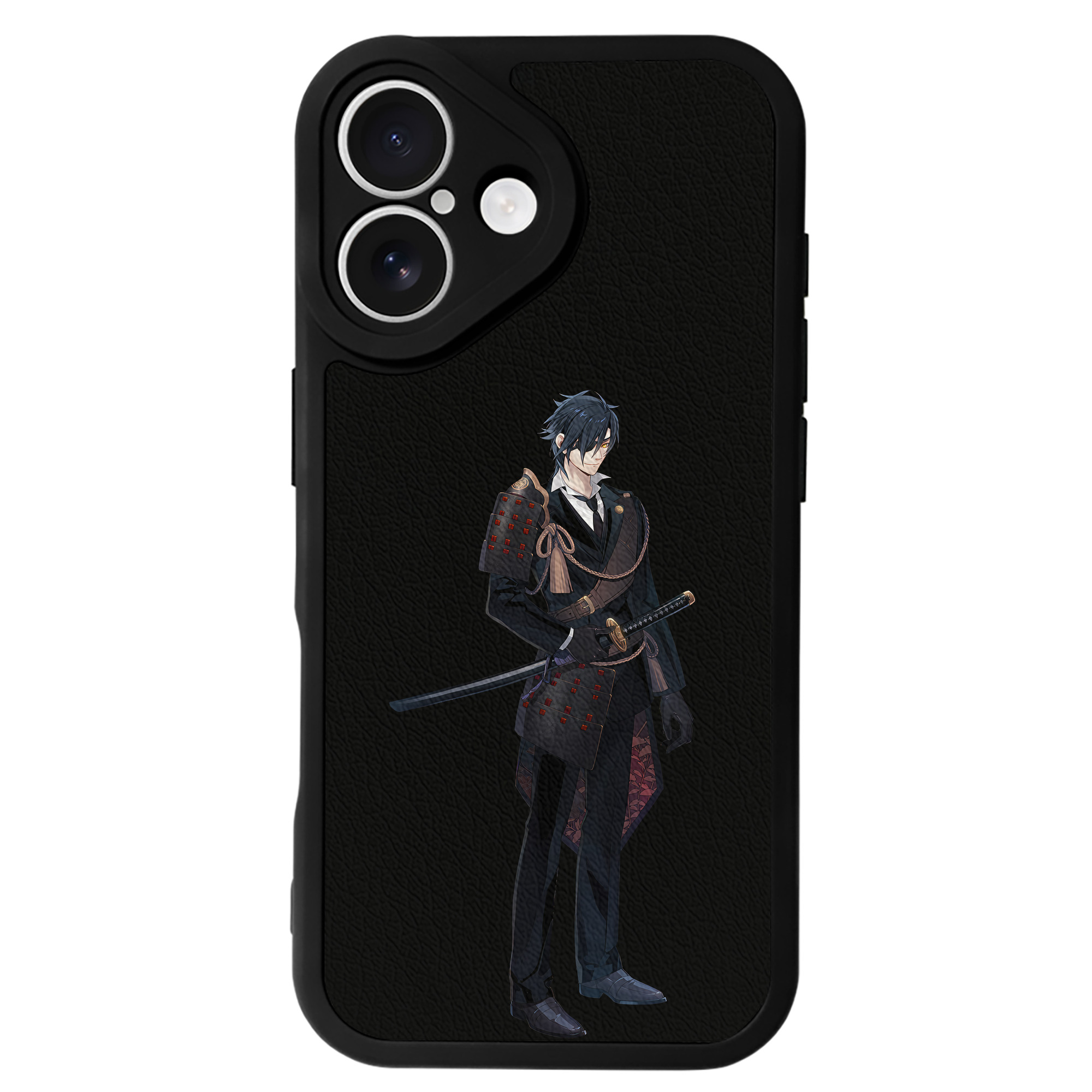 （画像用） 刀剣乱舞 Touken Ranbu 【iPhone 16シリーズ対応】シリコンスマホケース（レザー調） 材質：シリコン